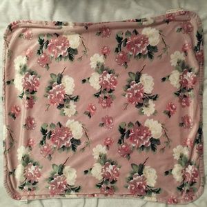 Blankets & Beyond Pink Floral Fleece Baby Blanket